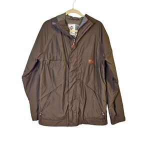 BurtonDry Ride Hooded Dark Green Coat. Size S.